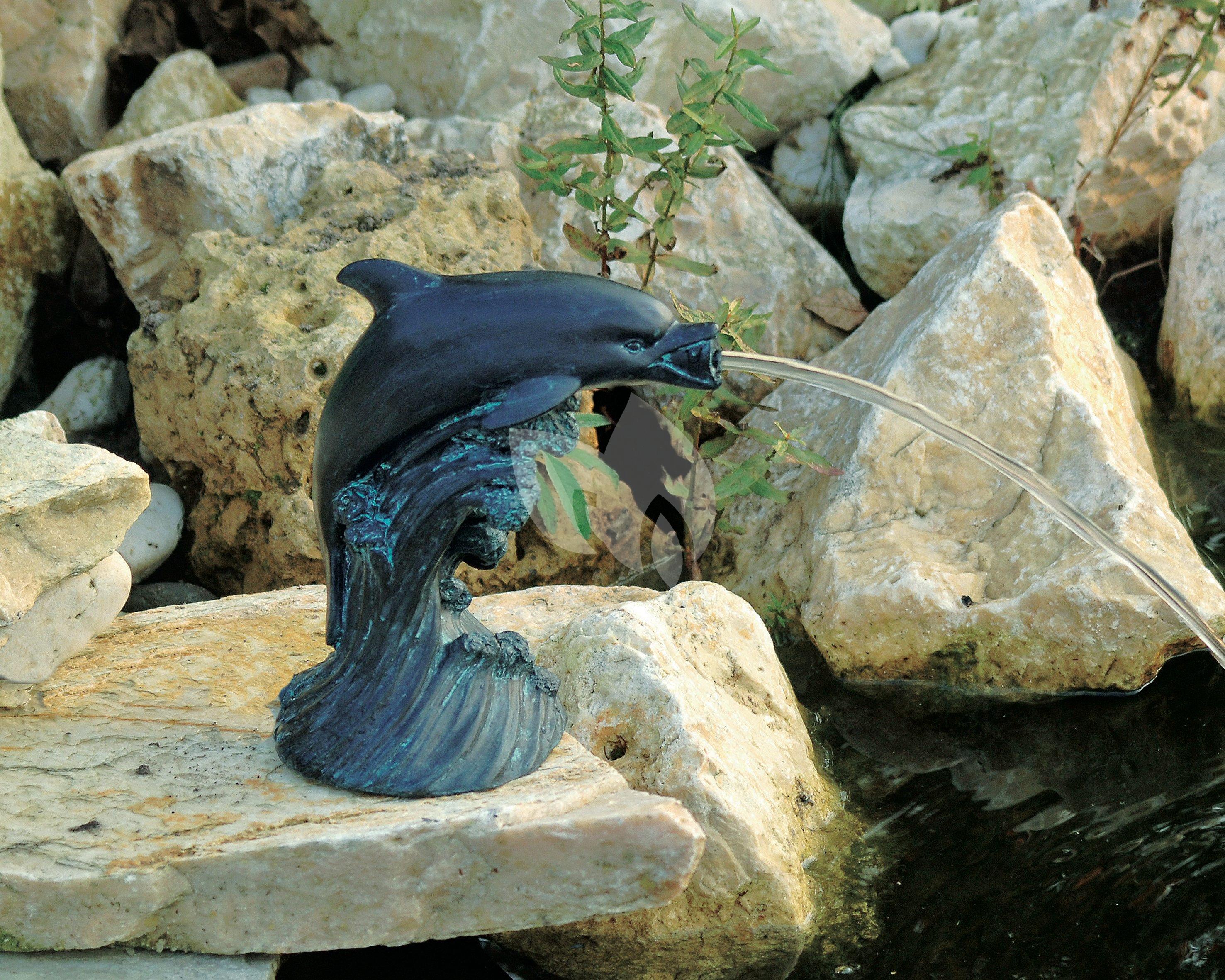 Dolfijn (1) ca, 18,5 cm hoog