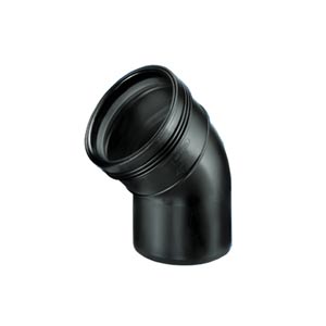 PP bocht 110mm 45gr. manchet/spie