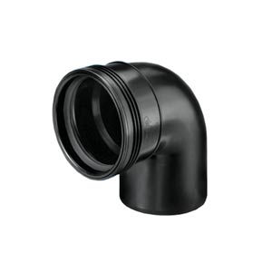 PP bocht 110mm 90gr. manchet/spie