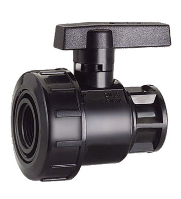 PP kogelkraan 11/4” bi.draad