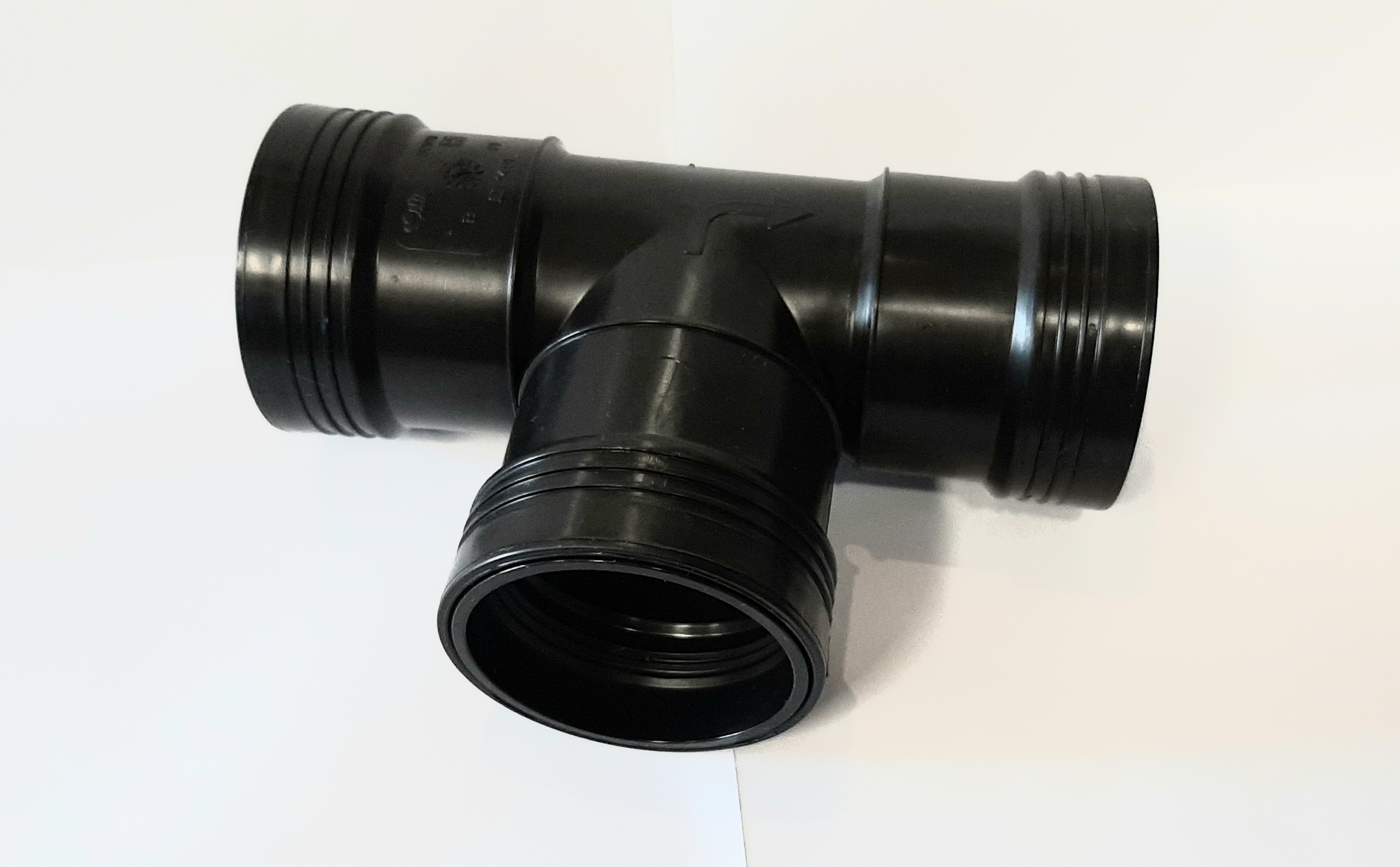 PP T-stuk  50mm 90gr. manchet