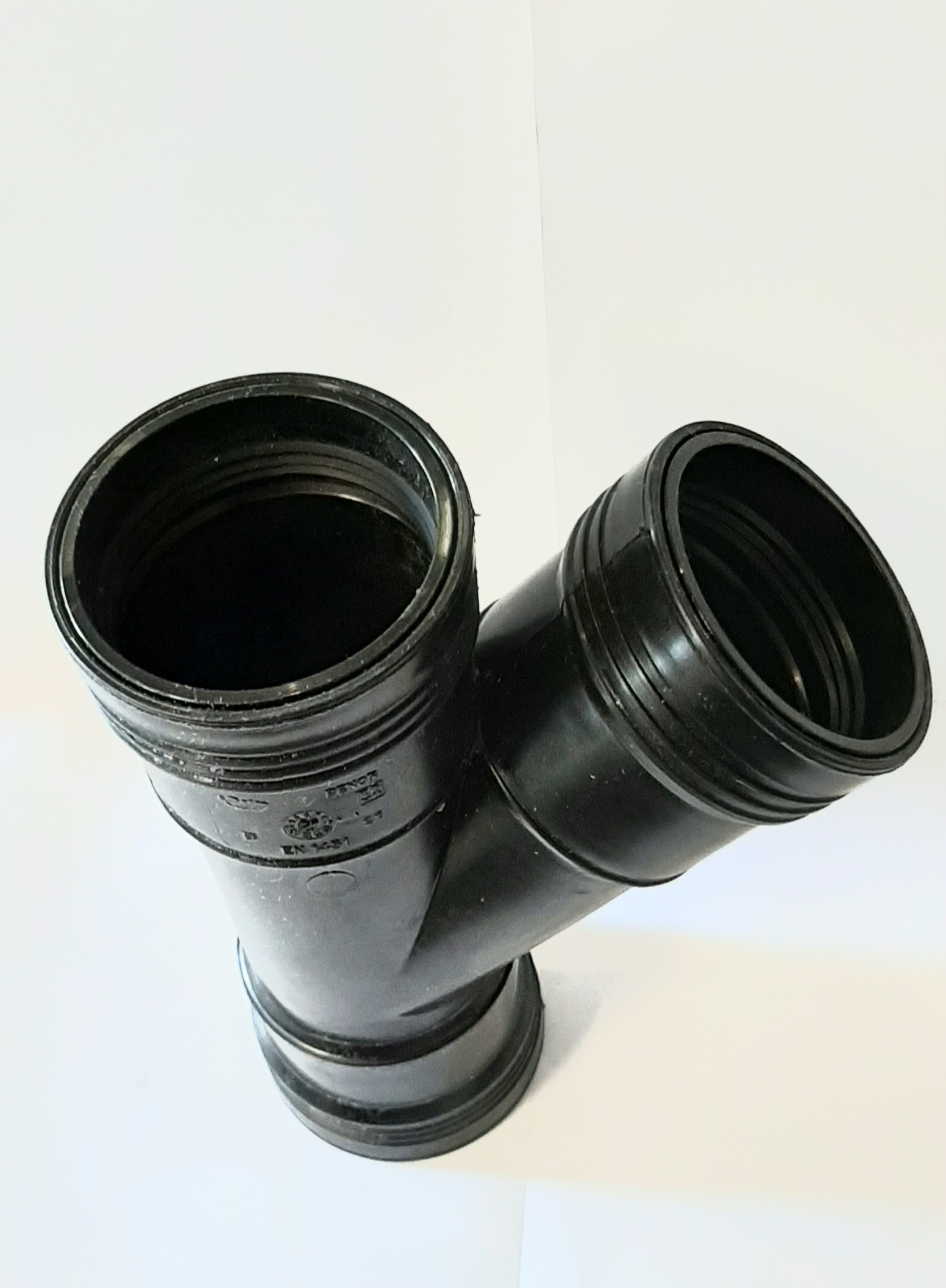 PP T-stuk 50mm 45gr. Manchet