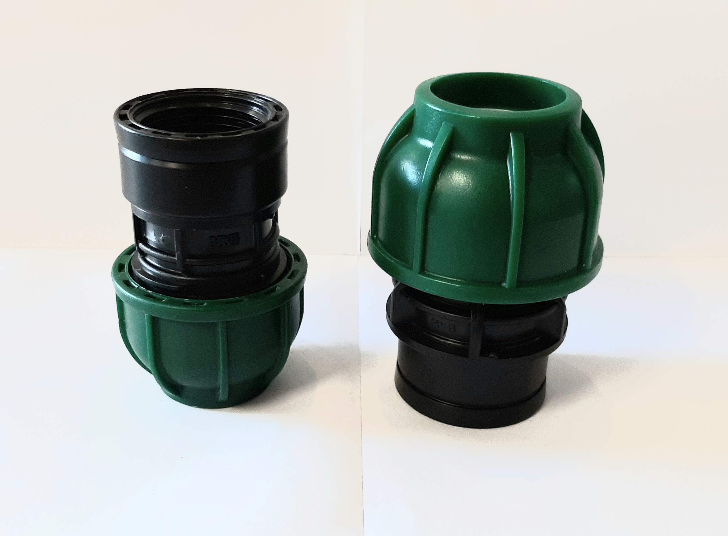 PP klemkoppeling 32 x 1” bi.dr.