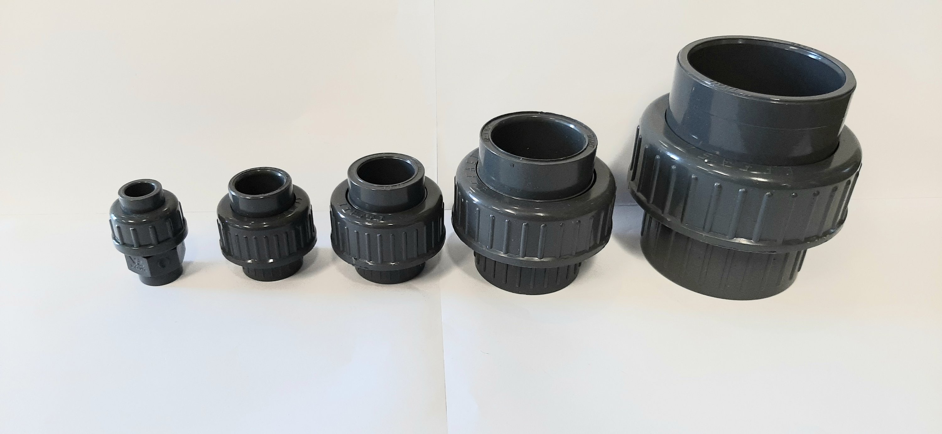 pvc 3/3 koppeling met o-ring 50 mm PN16