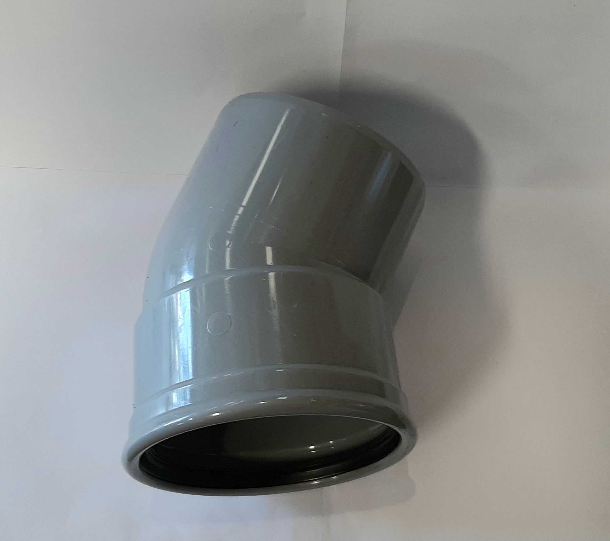 PVC bocht 45° mof-spie 110mm SN8