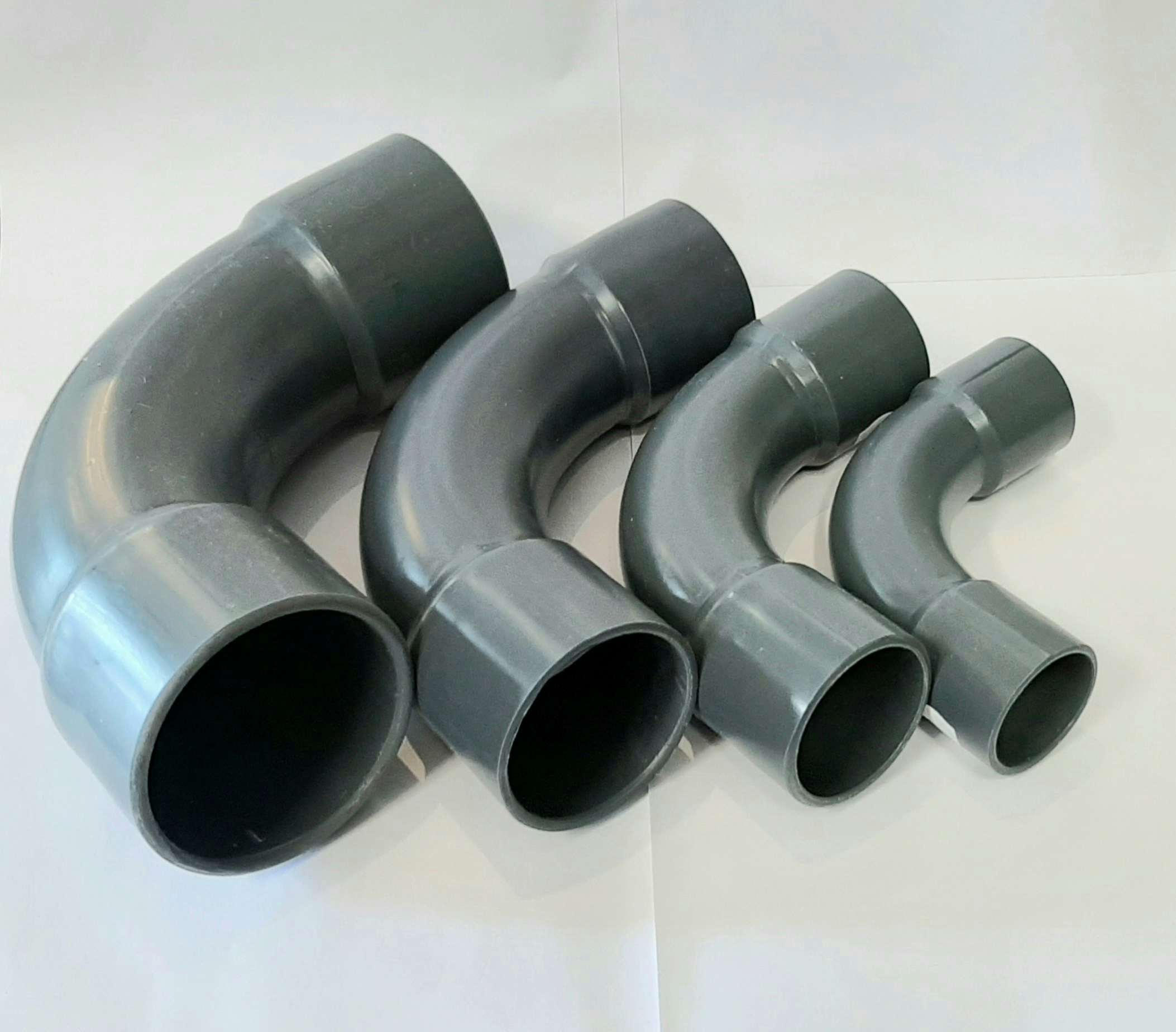 pvc bocht h.v.  32 mm 90gr. PN10