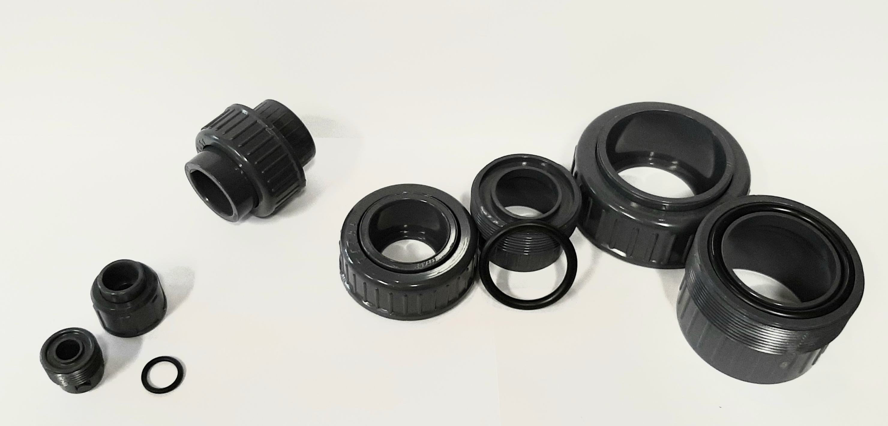 pvc 3/3 koppeling met o-ring 63mm PN16