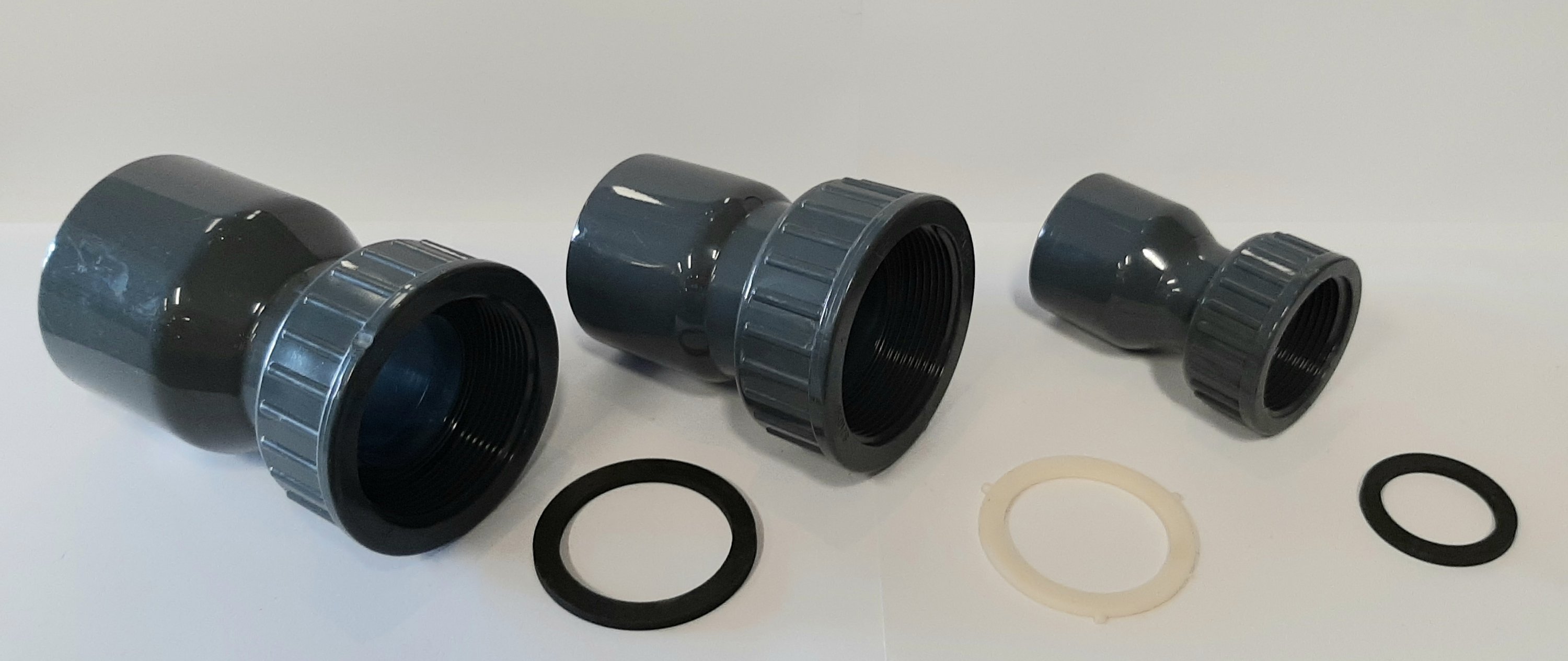 pvc 2/3 koppeling 40mm x 1 1/2” PN16