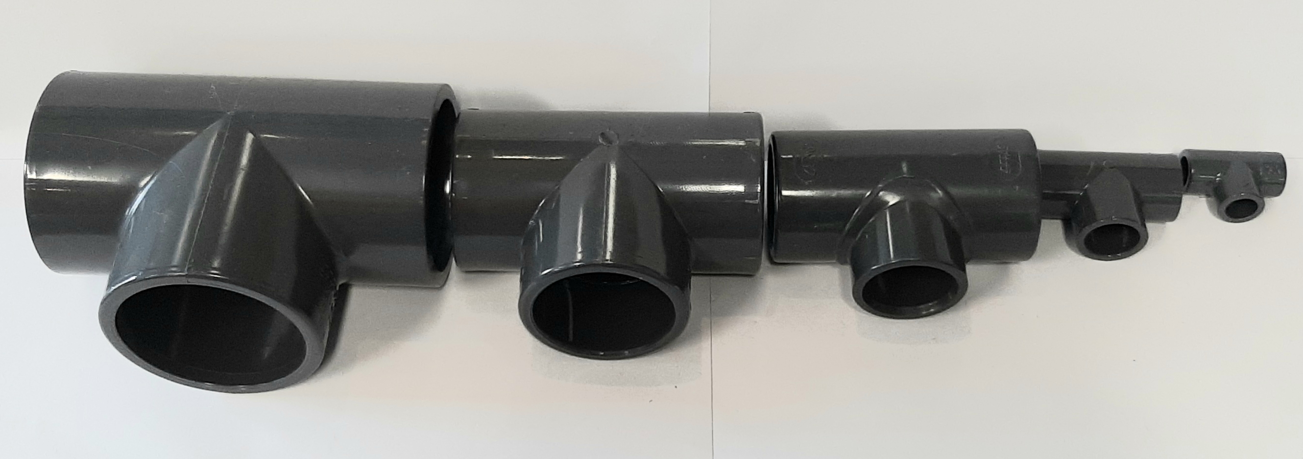 pvc T-stuk 75mm PN16