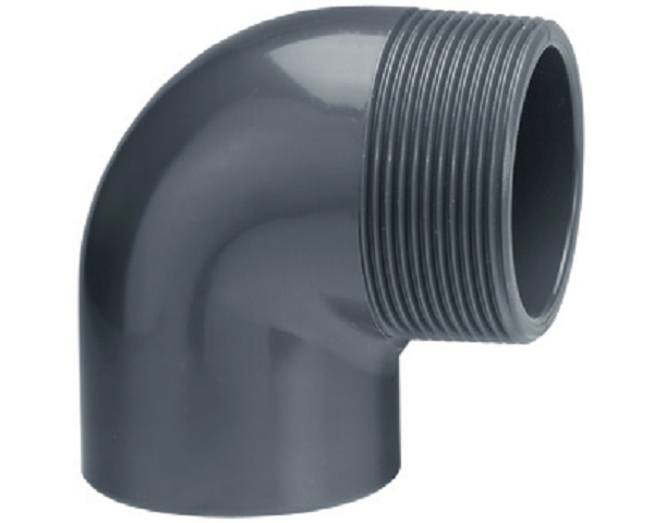 Knie 90° Lijm/buitendraad 50 x 1 1/2