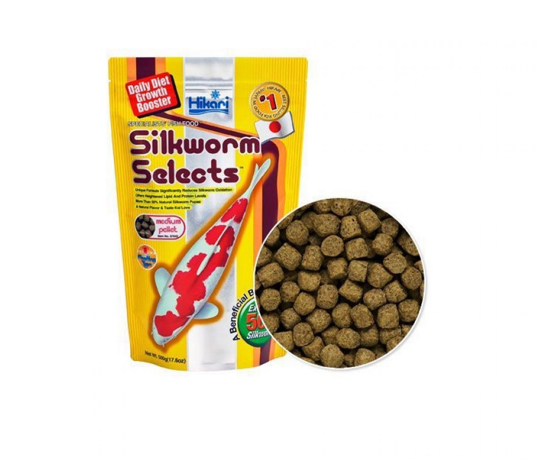 Silkworm select medium 500 gram