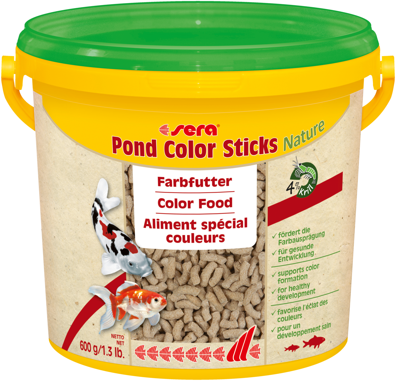 sera Pond Color Sticks Nature 3.800 ml