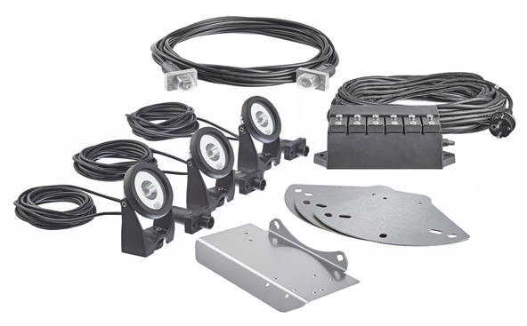 LED verlichting wit drijvende fonteinen