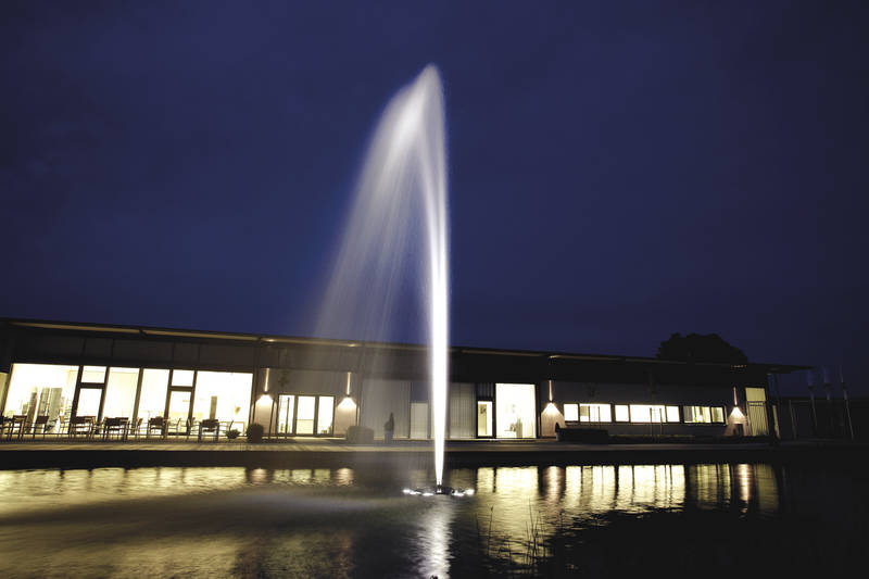 LED verlichting wit drijvende fonteinen