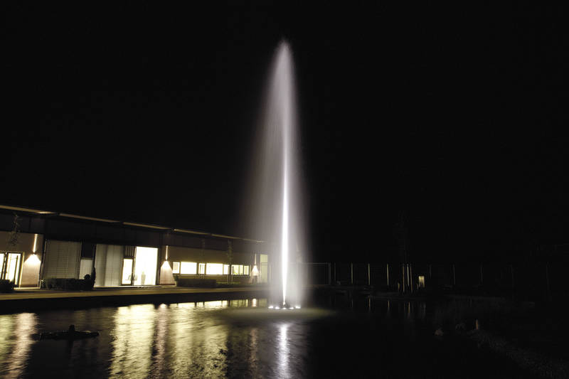 LED verlichting wit drijvende fonteinen