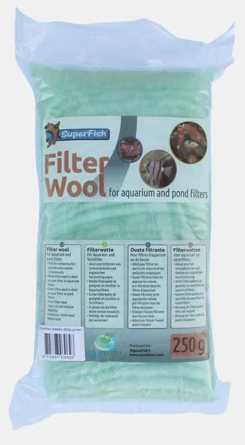 SF Groene filterwatten grof 250g