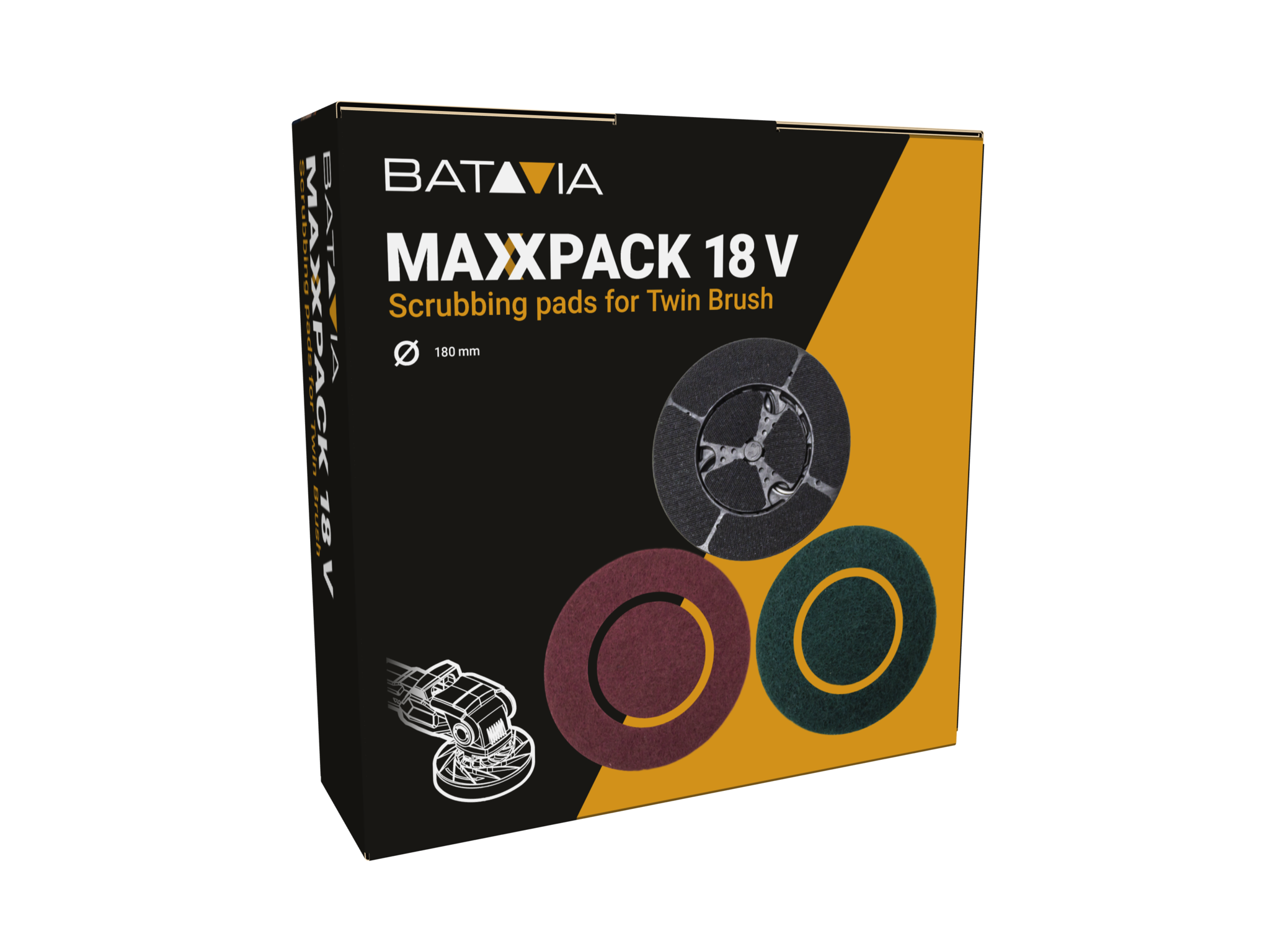 Batavia schuurpad set