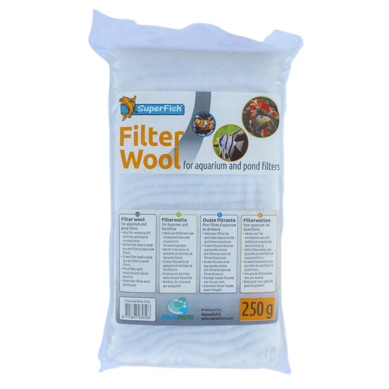 SF witte filterwatten 250g