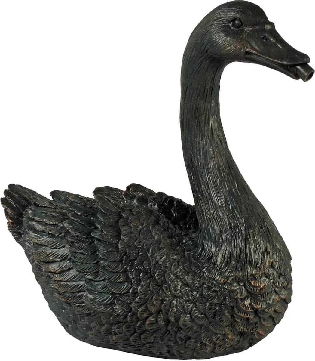 Spuitfiguur Zwaan brons