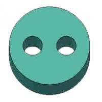 Techno Rubber 2 aders, 3,5mm - Blister 4st