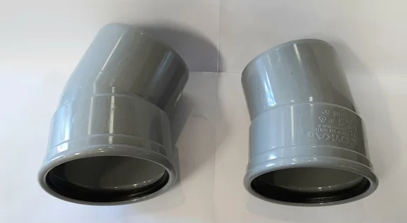PVC bocht 30° mof-spie 110mm SN8