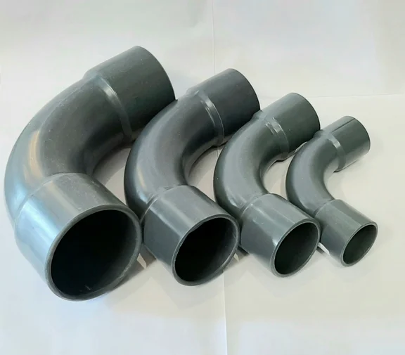 PVC bocht h.v. 90° 110mm PN12,5