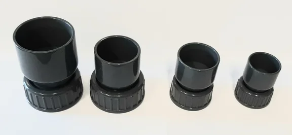 pvc 2/3 koppeling 40mm x 1 1/2” PN16