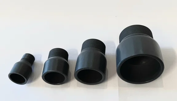 pvc puntstuk h.v.  40 x 1 1/4
