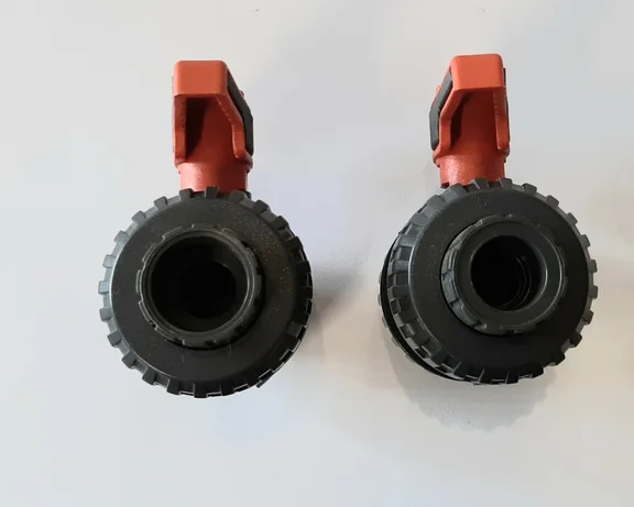 PVC-U kogelkraan d20 PN16 PE-EPDM