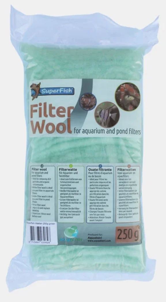 SF Groene filterwatten grof 250g