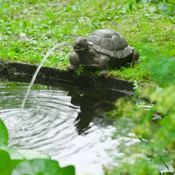 Spuitfiguur Schildpad brons