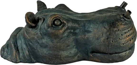 Spuitfiguur drijvend nijlpaard