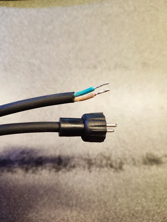12V AC kabel 0,6m